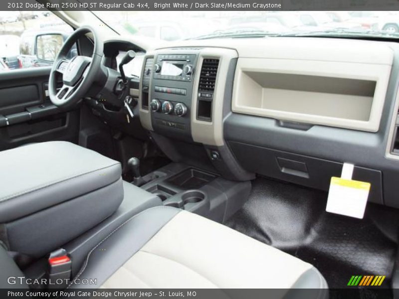 Bright White / Dark Slate/Medium Graystone 2012 Dodge Ram 2500 HD ST Regular Cab 4x4