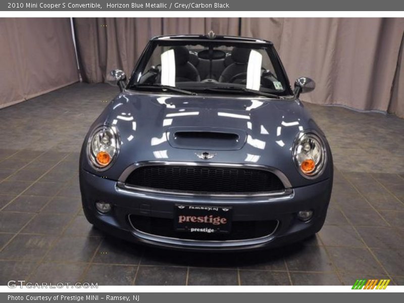 Horizon Blue Metallic / Grey/Carbon Black 2010 Mini Cooper S Convertible