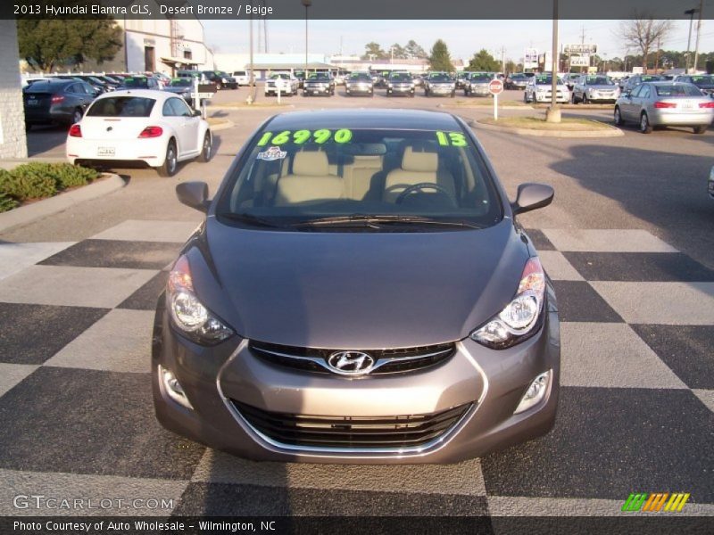 Desert Bronze / Beige 2013 Hyundai Elantra GLS