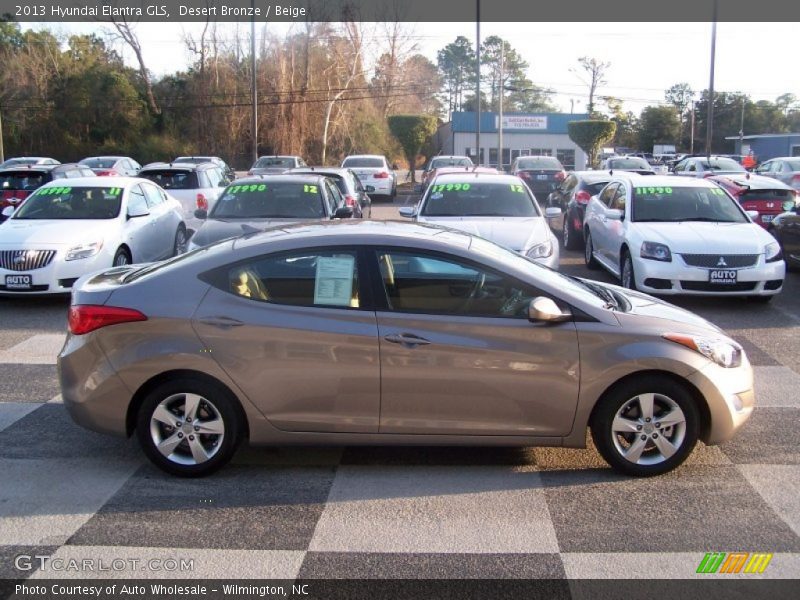 Desert Bronze / Beige 2013 Hyundai Elantra GLS