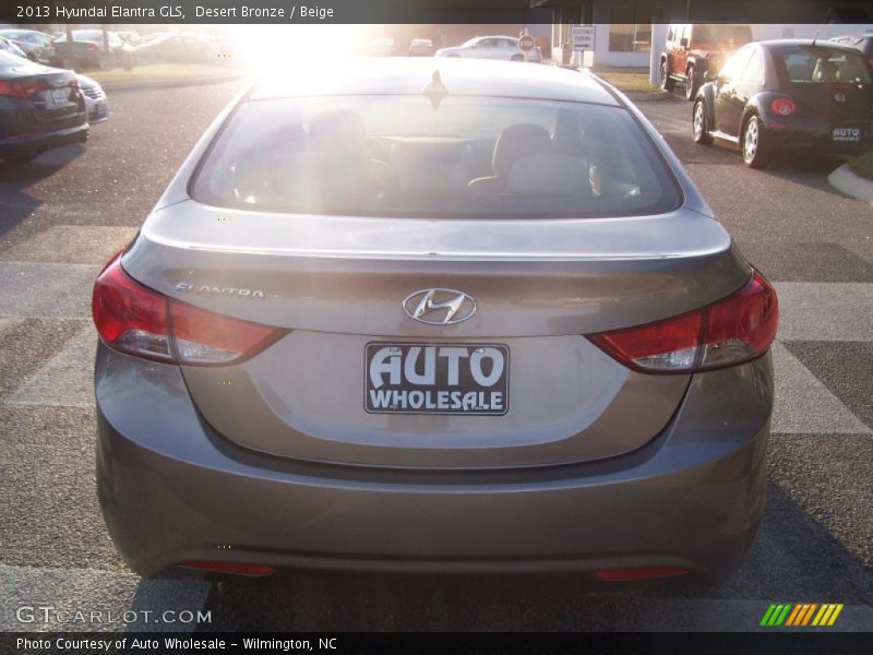 Desert Bronze / Beige 2013 Hyundai Elantra GLS