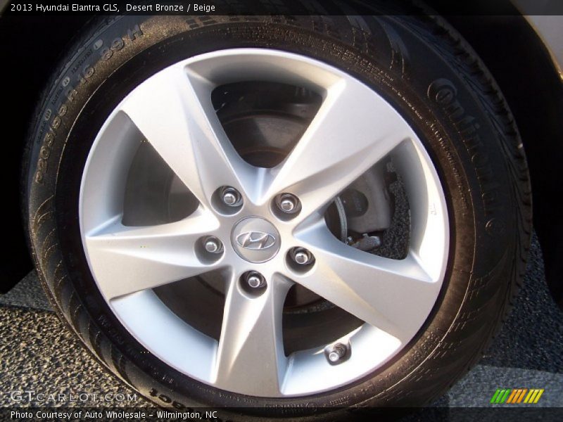 Desert Bronze / Beige 2013 Hyundai Elantra GLS