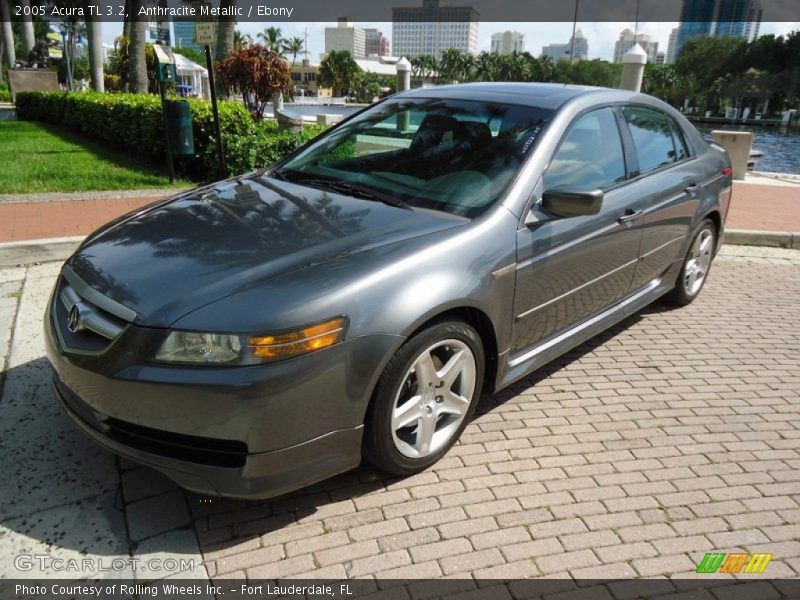 Anthracite Metallic / Ebony 2005 Acura TL 3.2
