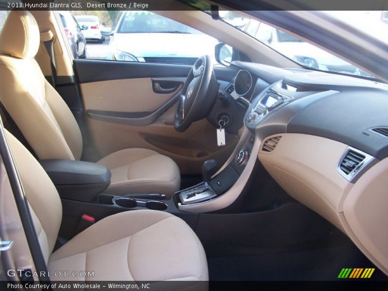 Desert Bronze / Beige 2013 Hyundai Elantra GLS