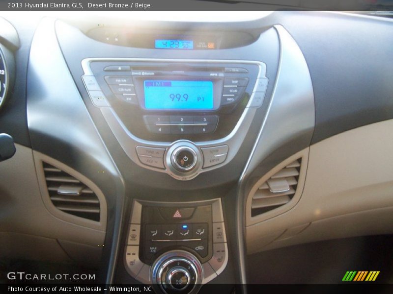Desert Bronze / Beige 2013 Hyundai Elantra GLS