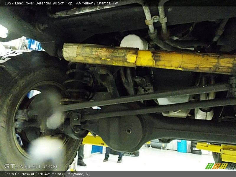 Undercarriage of 1997 Defender 90 Soft Top