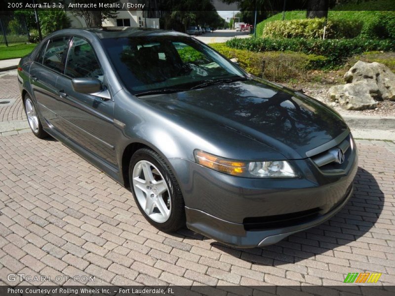 Anthracite Metallic / Ebony 2005 Acura TL 3.2