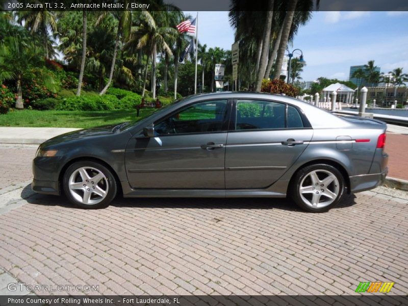 Anthracite Metallic / Ebony 2005 Acura TL 3.2