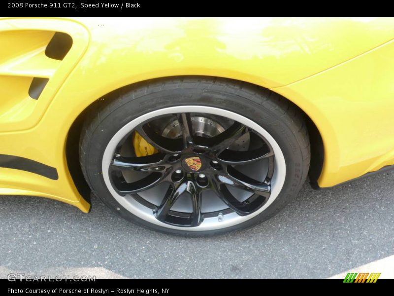 Speed Yellow / Black 2008 Porsche 911 GT2