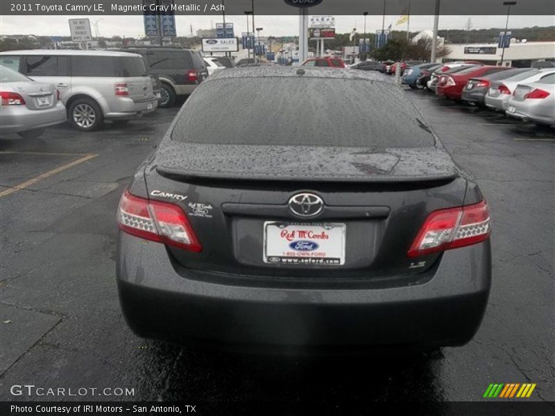 Magnetic Gray Metallic / Ash 2011 Toyota Camry LE