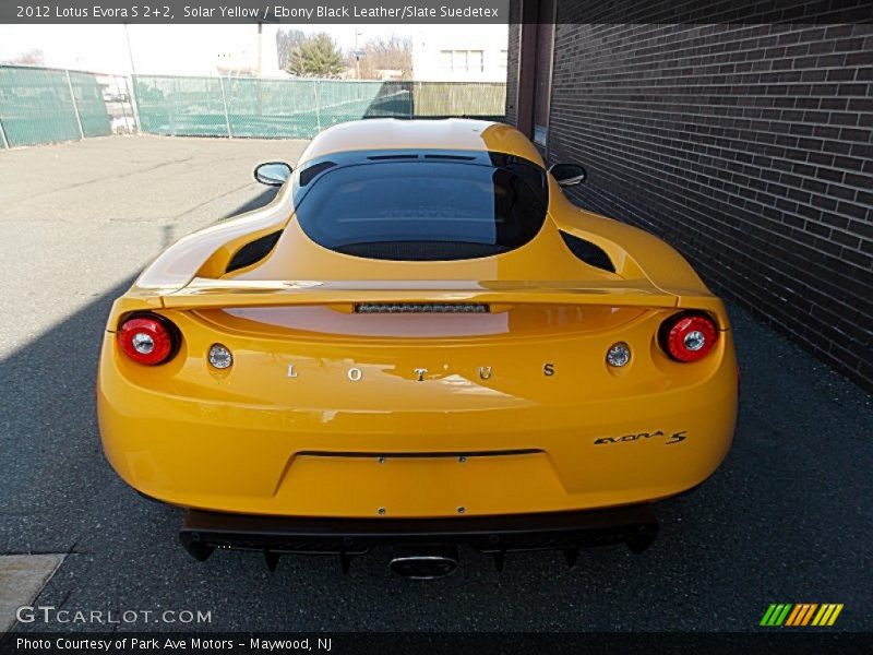 Solar Yellow / Ebony Black Leather/Slate Suedetex 2012 Lotus Evora S 2+2
