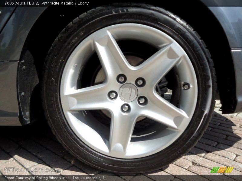 Anthracite Metallic / Ebony 2005 Acura TL 3.2