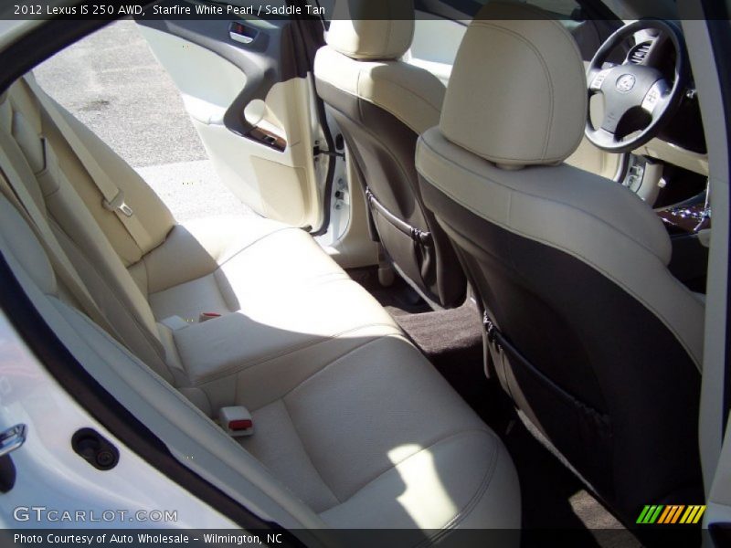 Starfire White Pearl / Saddle Tan 2012 Lexus IS 250 AWD