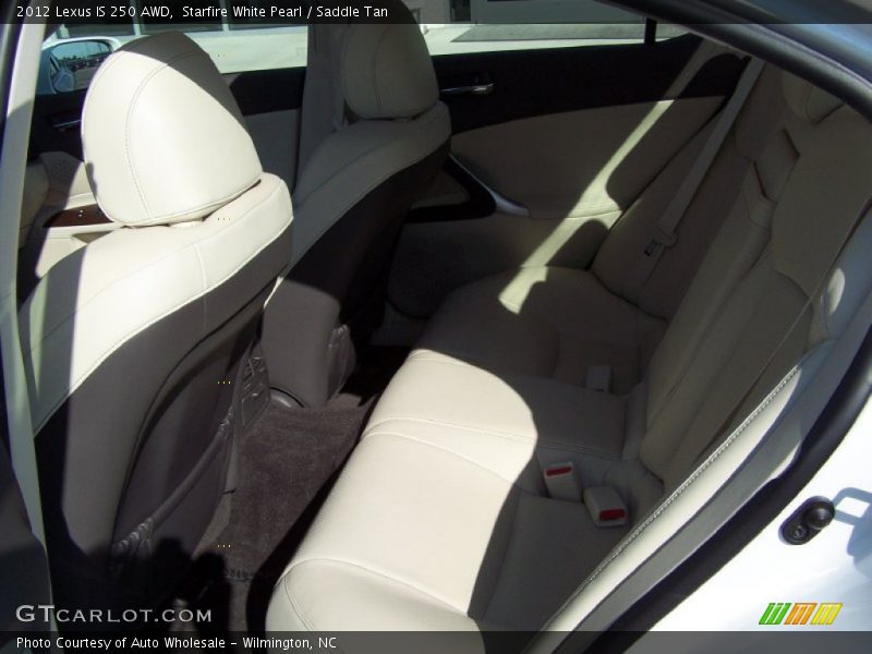 Starfire White Pearl / Saddle Tan 2012 Lexus IS 250 AWD