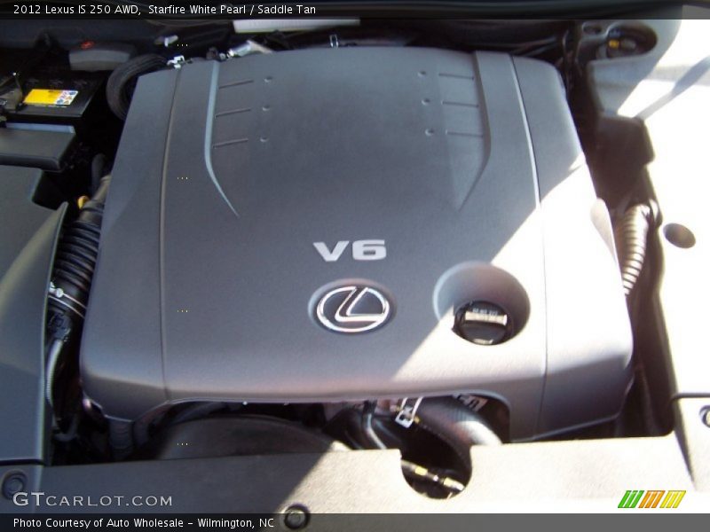 Starfire White Pearl / Saddle Tan 2012 Lexus IS 250 AWD