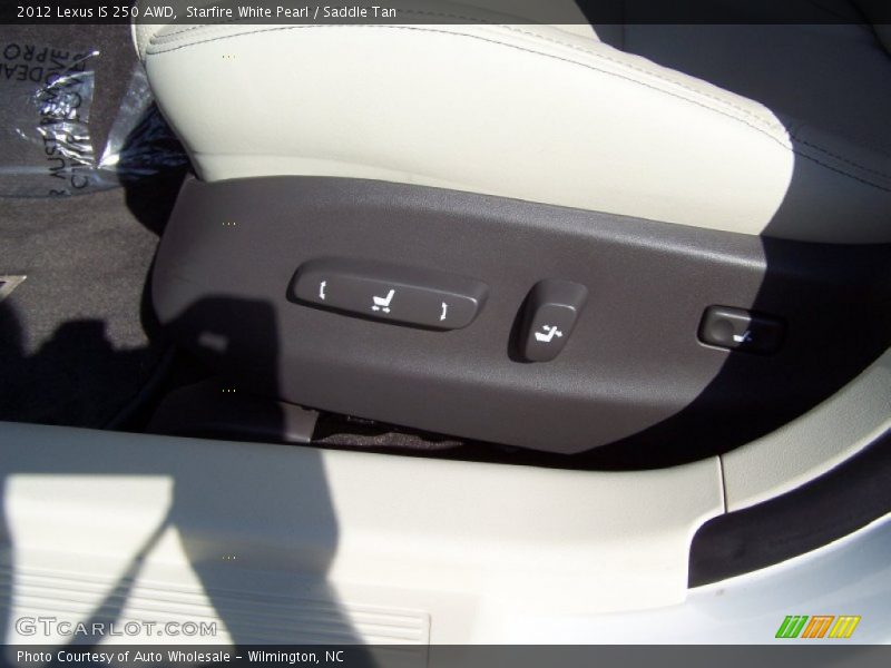 Starfire White Pearl / Saddle Tan 2012 Lexus IS 250 AWD
