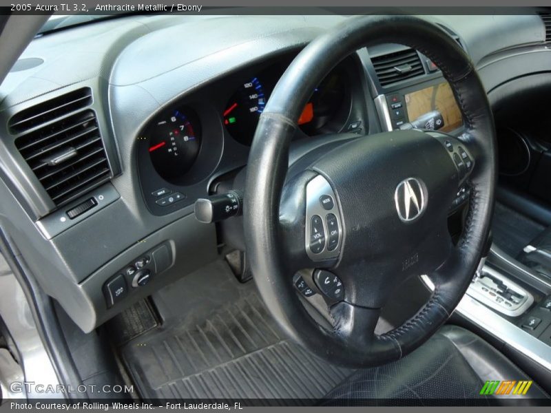 Anthracite Metallic / Ebony 2005 Acura TL 3.2