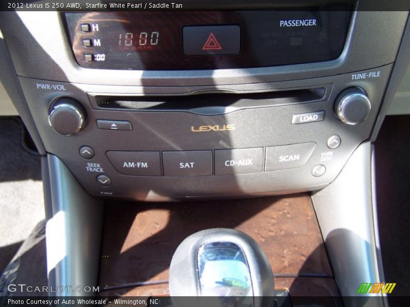 Starfire White Pearl / Saddle Tan 2012 Lexus IS 250 AWD