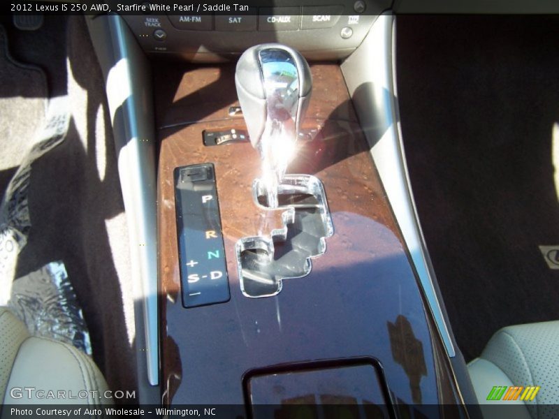 Starfire White Pearl / Saddle Tan 2012 Lexus IS 250 AWD