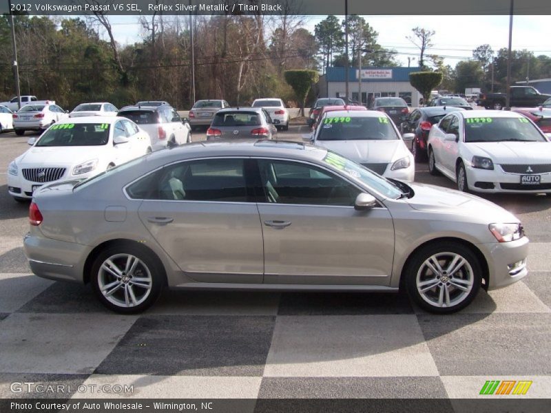 Reflex Silver Metallic / Titan Black 2012 Volkswagen Passat V6 SEL