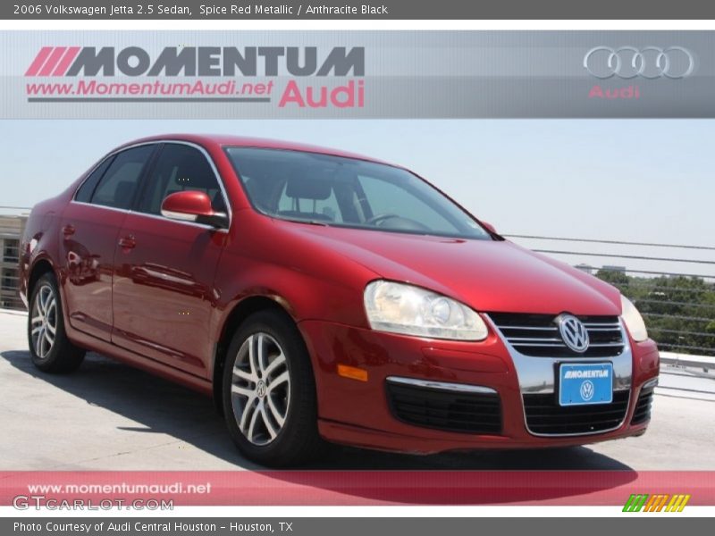 Spice Red Metallic / Anthracite Black 2006 Volkswagen Jetta 2.5 Sedan