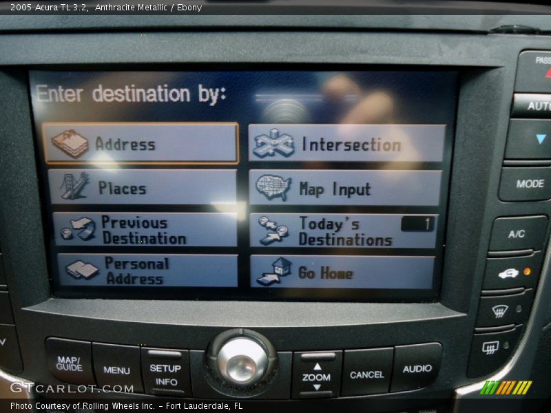 Anthracite Metallic / Ebony 2005 Acura TL 3.2