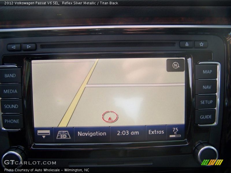 Reflex Silver Metallic / Titan Black 2012 Volkswagen Passat V6 SEL