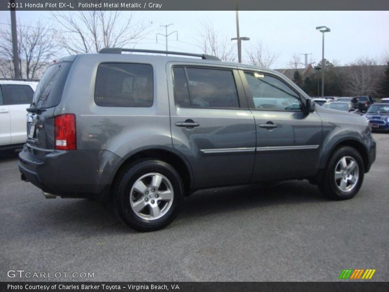 Polished Metal Metallic / Gray 2011 Honda Pilot EX-L