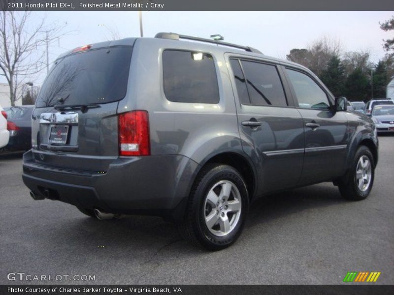 Polished Metal Metallic / Gray 2011 Honda Pilot EX-L