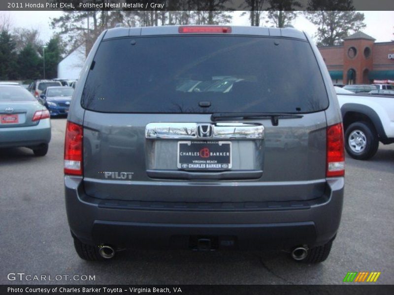 Polished Metal Metallic / Gray 2011 Honda Pilot EX-L