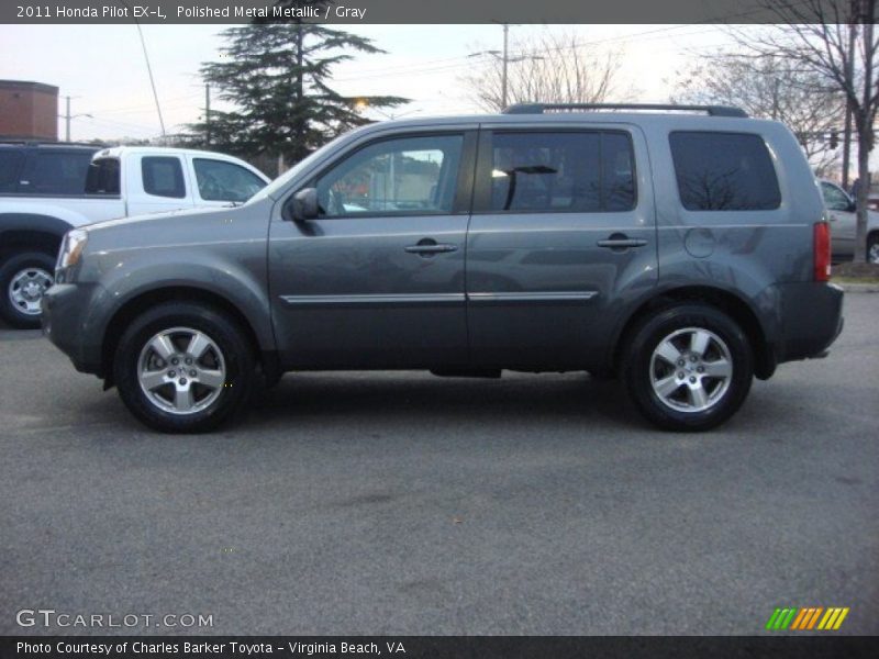Polished Metal Metallic / Gray 2011 Honda Pilot EX-L