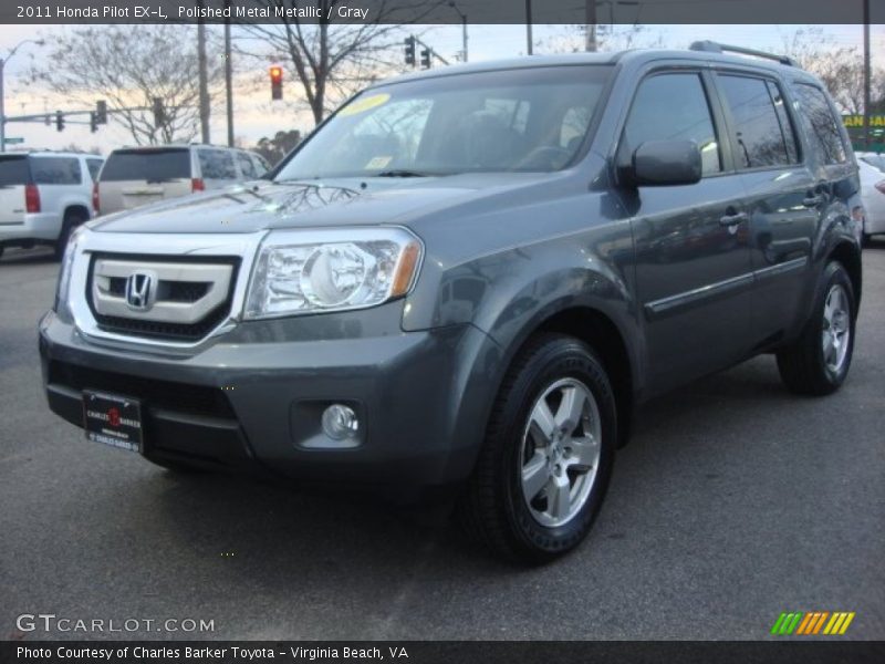 Polished Metal Metallic / Gray 2011 Honda Pilot EX-L