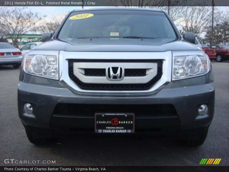 Polished Metal Metallic / Gray 2011 Honda Pilot EX-L