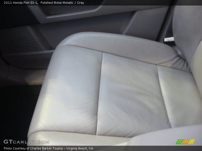 Polished Metal Metallic / Gray 2011 Honda Pilot EX-L
