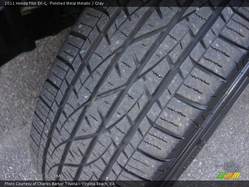 Polished Metal Metallic / Gray 2011 Honda Pilot EX-L