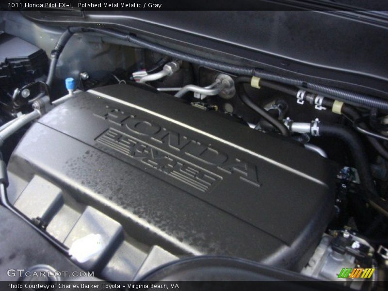 Polished Metal Metallic / Gray 2011 Honda Pilot EX-L