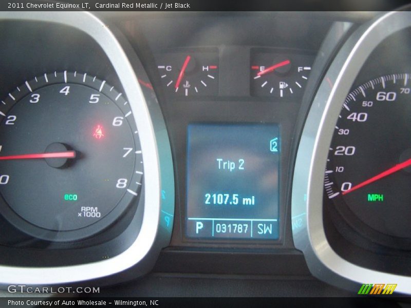 Cardinal Red Metallic / Jet Black 2011 Chevrolet Equinox LT