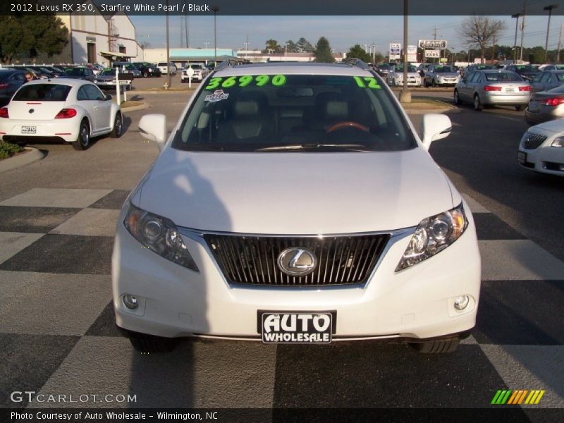 Starfire White Pearl / Black 2012 Lexus RX 350