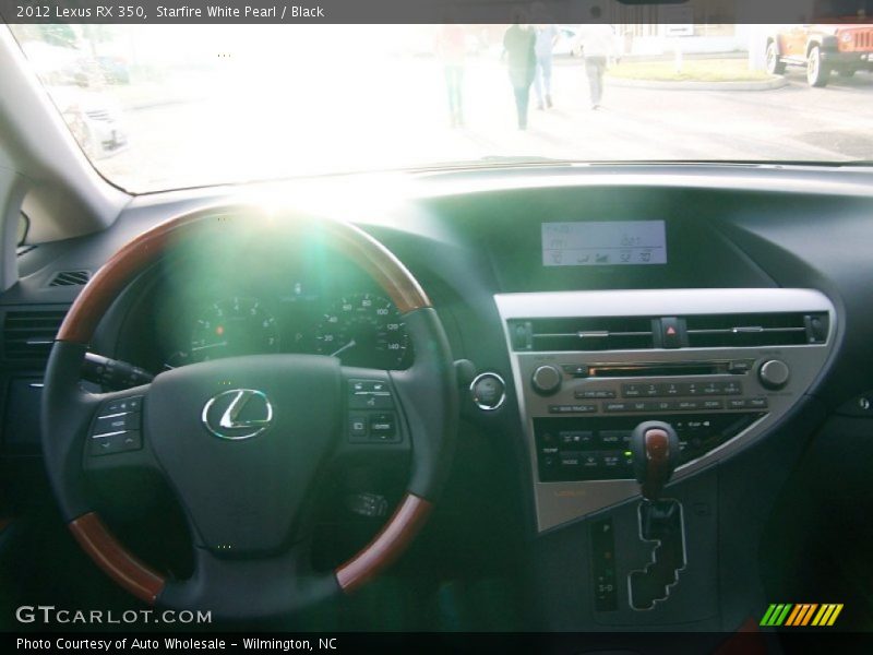 Starfire White Pearl / Black 2012 Lexus RX 350