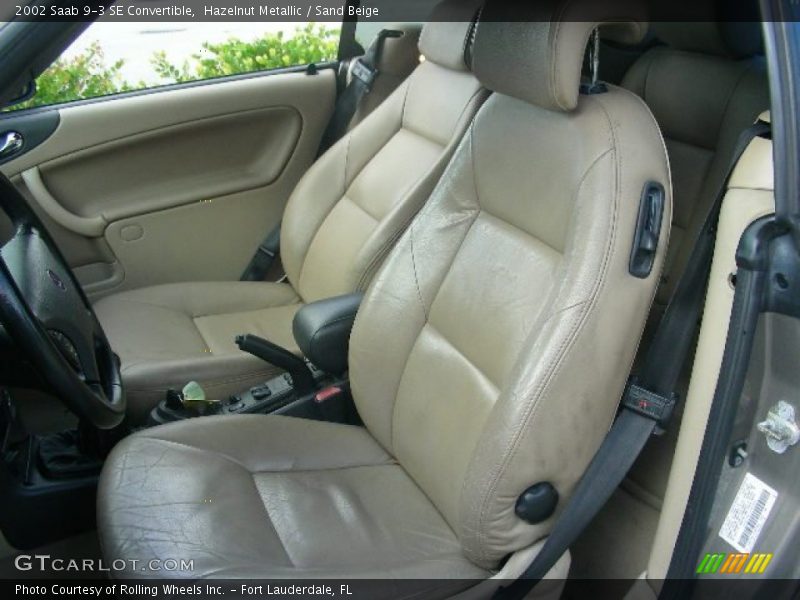 Hazelnut Metallic / Sand Beige 2002 Saab 9-3 SE Convertible