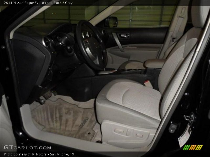 Wicked Black / Gray 2011 Nissan Rogue SV
