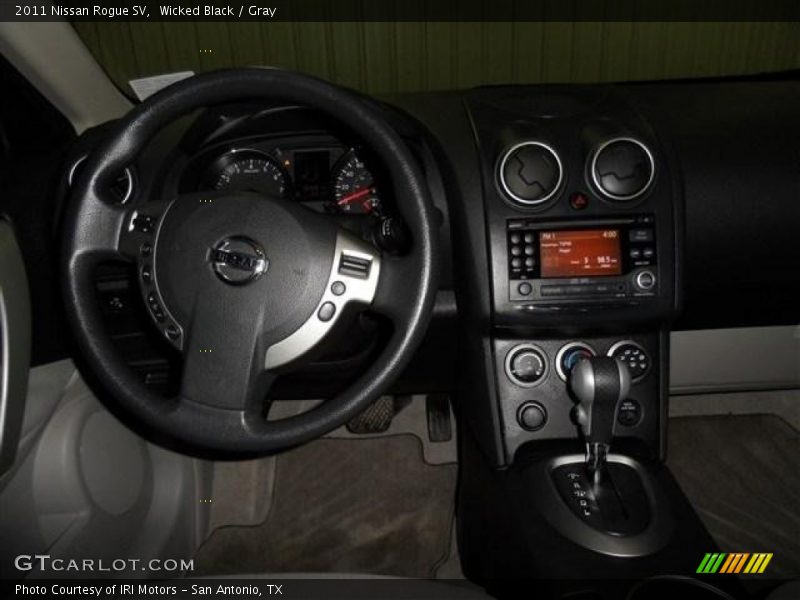 Wicked Black / Gray 2011 Nissan Rogue SV
