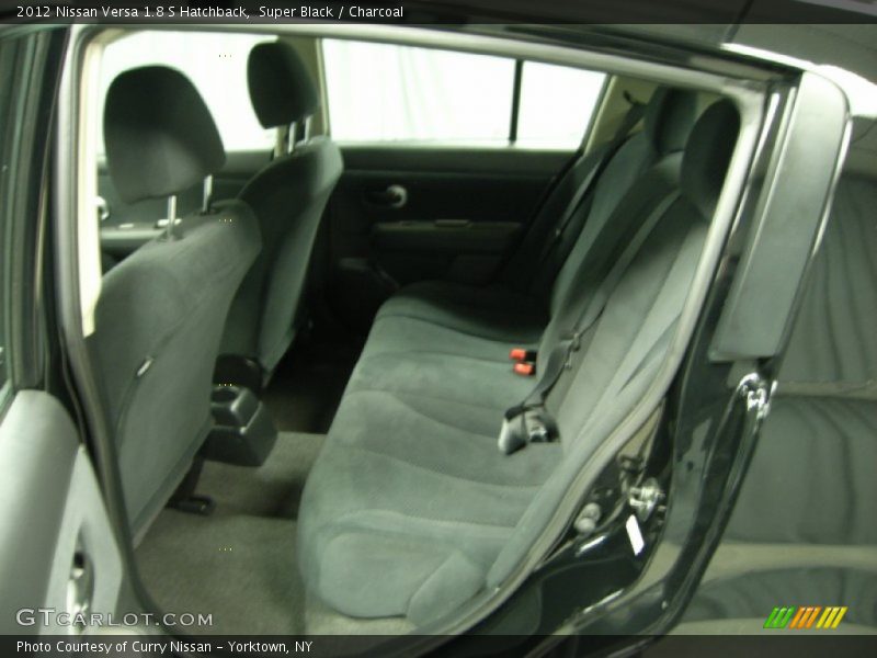 Super Black / Charcoal 2012 Nissan Versa 1.8 S Hatchback