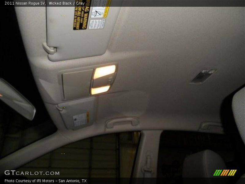 Wicked Black / Gray 2011 Nissan Rogue SV