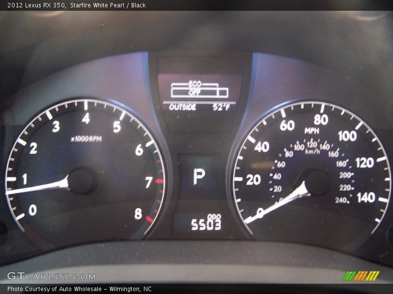 Starfire White Pearl / Black 2012 Lexus RX 350