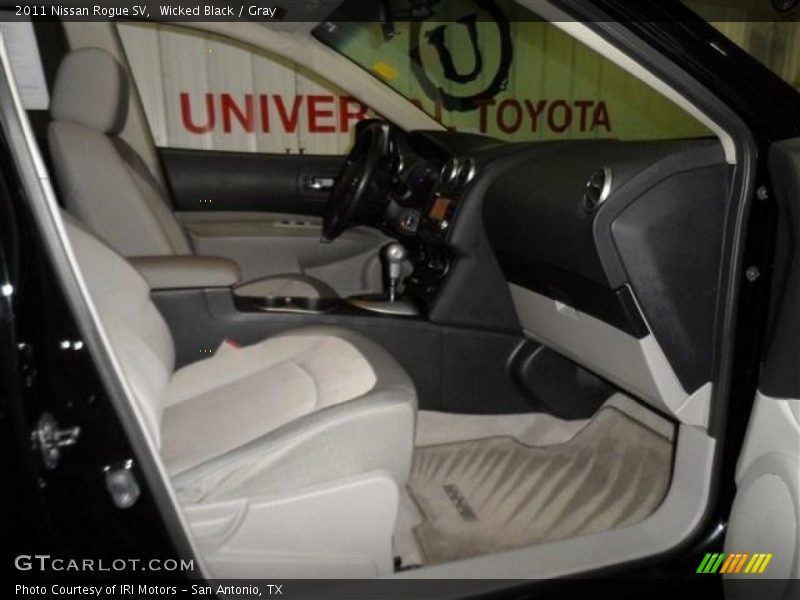 Wicked Black / Gray 2011 Nissan Rogue SV
