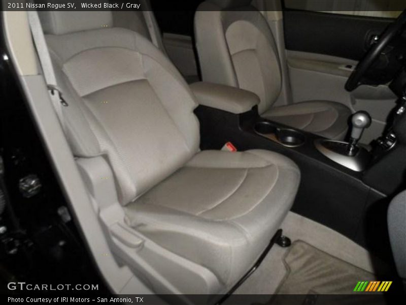 Wicked Black / Gray 2011 Nissan Rogue SV