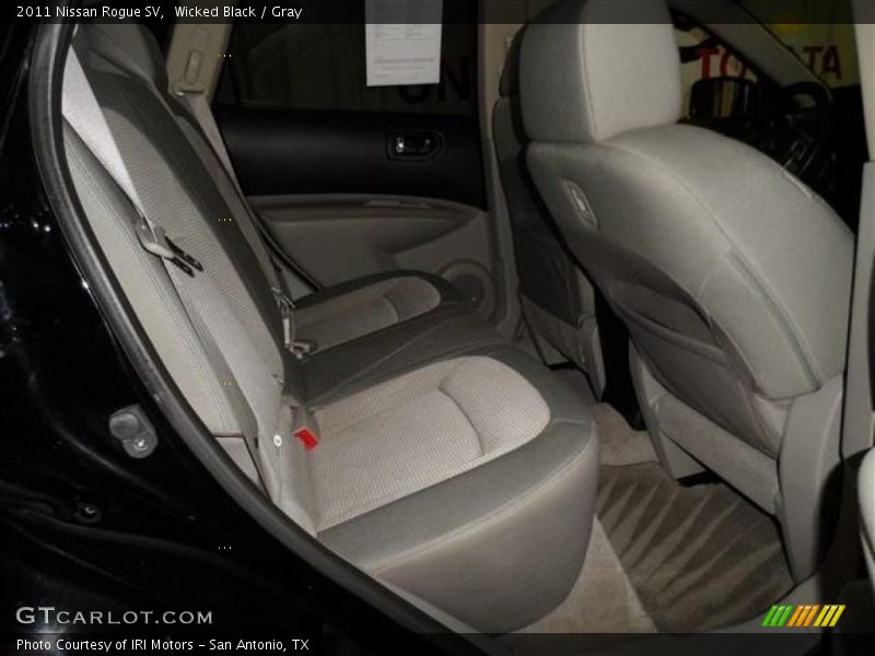 Wicked Black / Gray 2011 Nissan Rogue SV