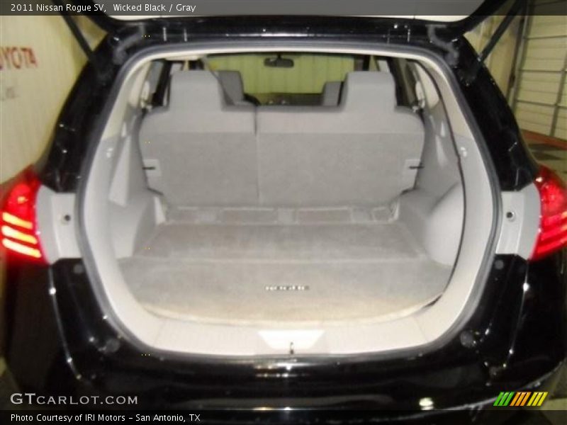 Wicked Black / Gray 2011 Nissan Rogue SV