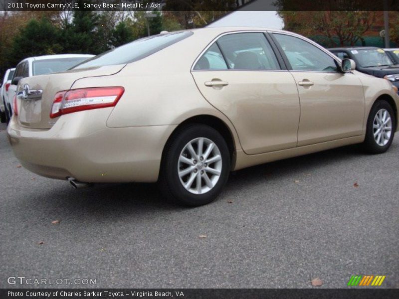 Sandy Beach Metallic / Ash 2011 Toyota Camry XLE